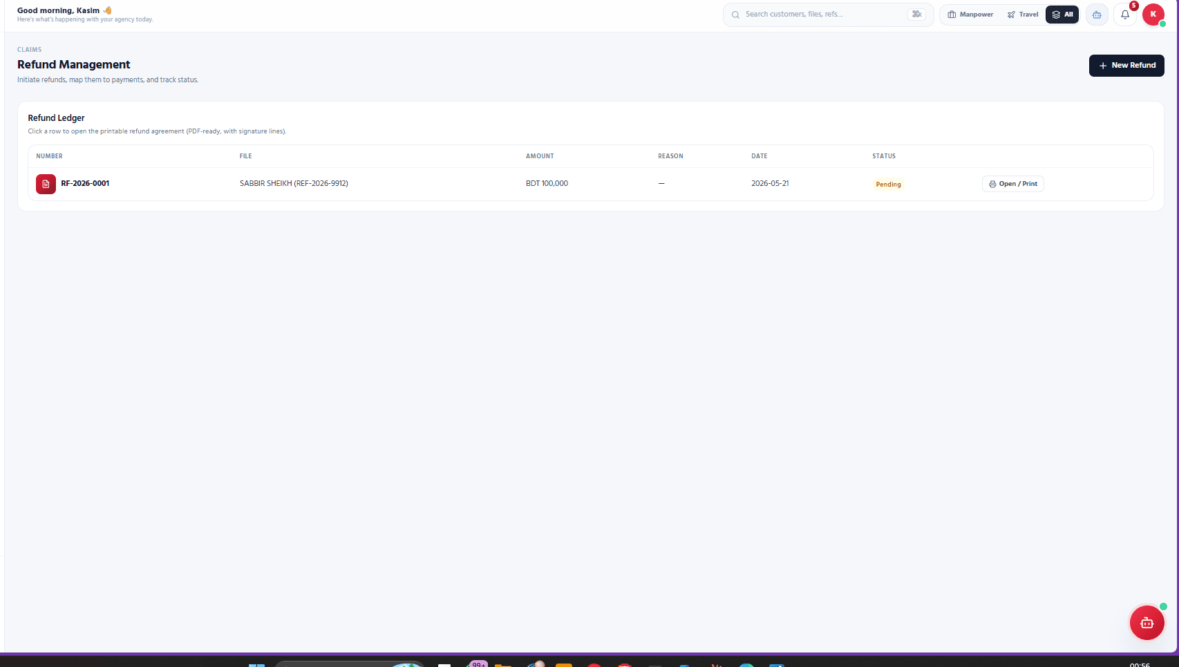 Refund Management